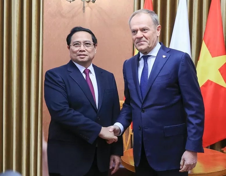 VX88 Esball - top nhà cái uy tín Việt Nam Ba Lan Donald Tusk nhiệt liệt chào mừng VX88 Esball - top nhà cái uy tín Việt Nam VX88 hà nội Phạm Minh Chính và Đoàn đại biểu cấp cao Việt Nam, là đoàn khách cấp cao quốc tế đầu tiên thăm chính thức Ba Lan trong năm 2025 - Ảnh: VGP/Nhật Bắc